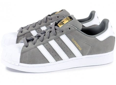 adidas superstar grise Prix bas en France Magasin en ligne